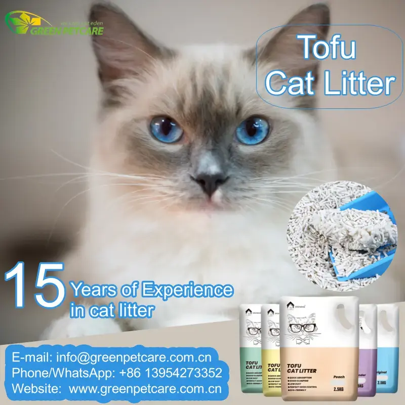 Eco-friendly Tofu cat litter manufacturer in China